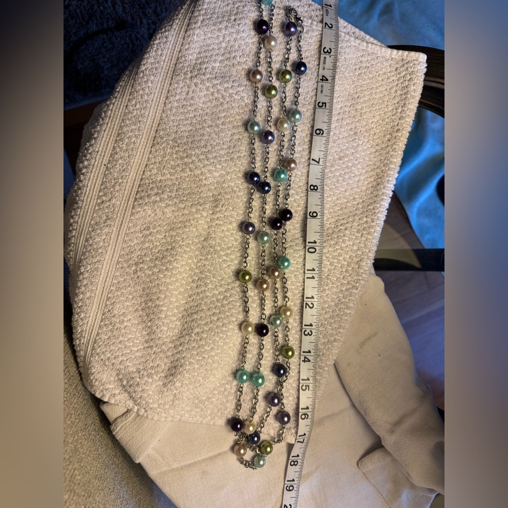 Chico's Multicolor Beaded Necklace